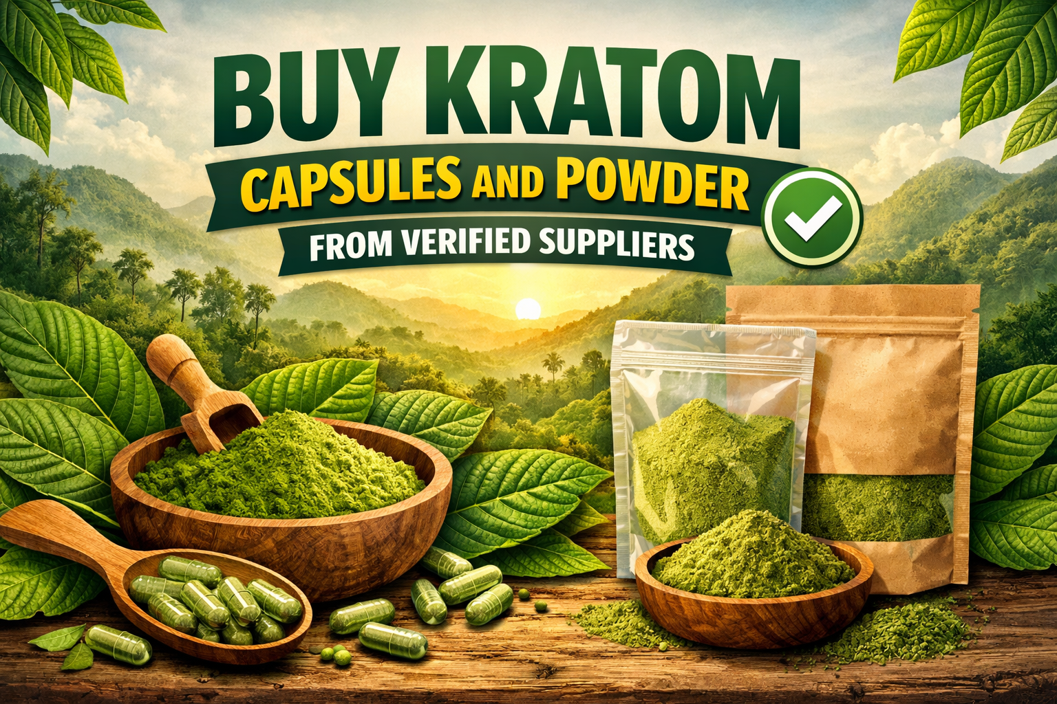 Buy Kratom Capsules And Powder From Verified Suppliers