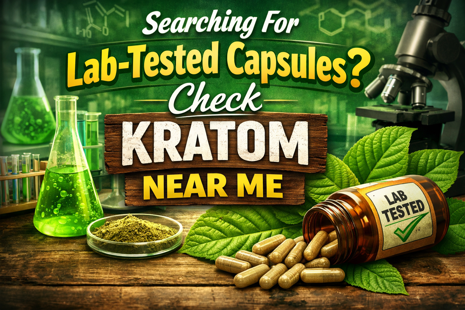 Searching For Lab-Tested Capsules? Check Kratom Near Me Now